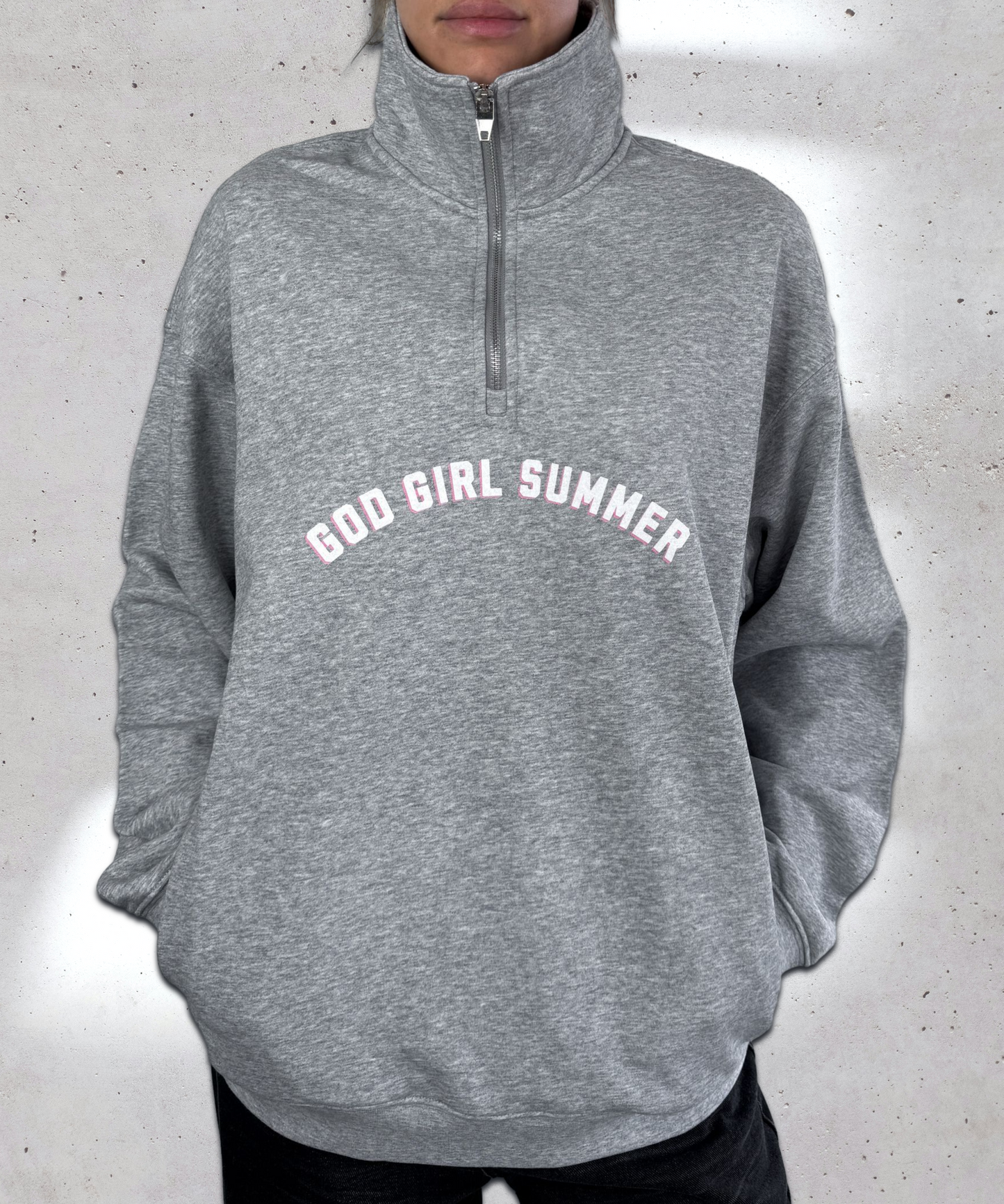 'God Girl Summer' Quarter Zip