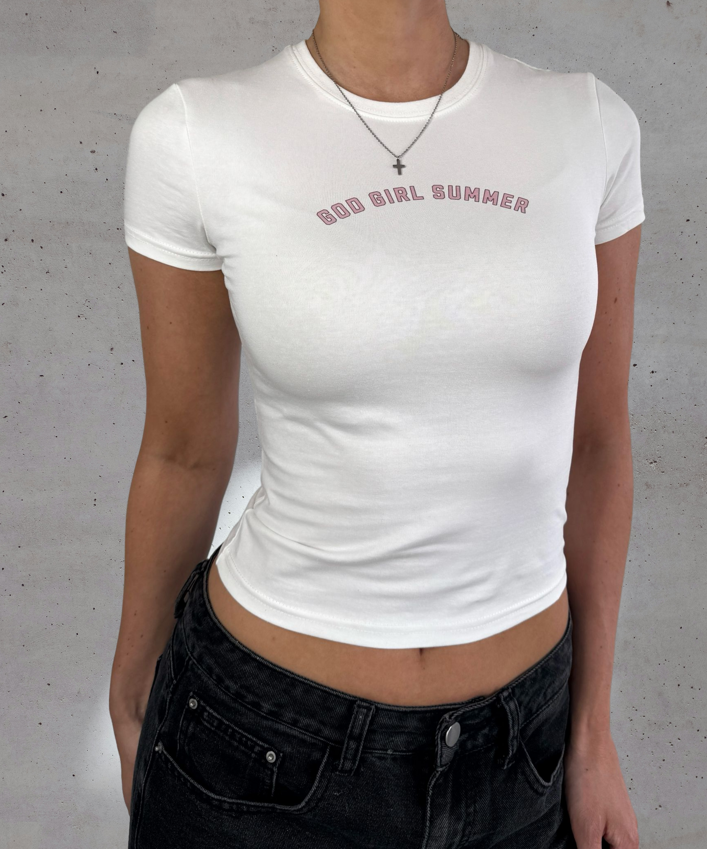 'God Girl Summer' Baby Tee